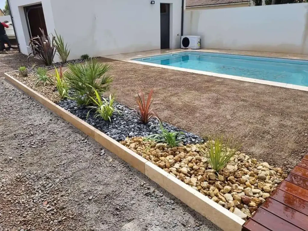 Aménagement d'une piscine à Luçon par Bernier Paysage