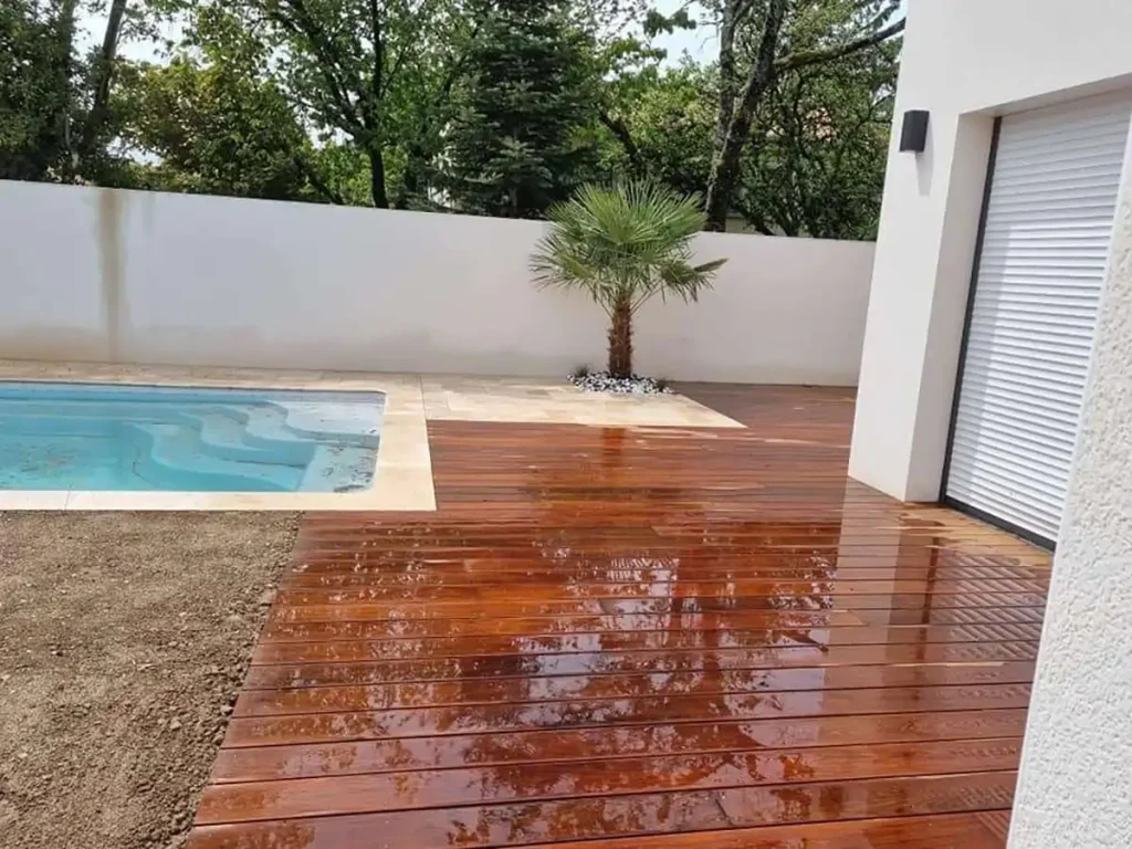 Aménagement d'une piscine à Luçon par Bernier Paysage